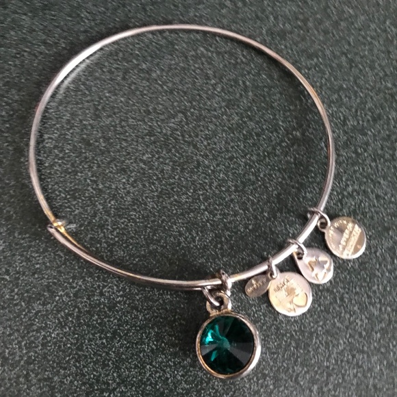 Alex and Ani Silver Expandable Wire Bracelet - Picture 1 of 15